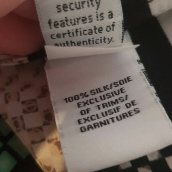 DIANE Von FURSTENBERG 100% silk short sleeve blouse top keyhole geometric 8/10uk - Picture 8 of 8